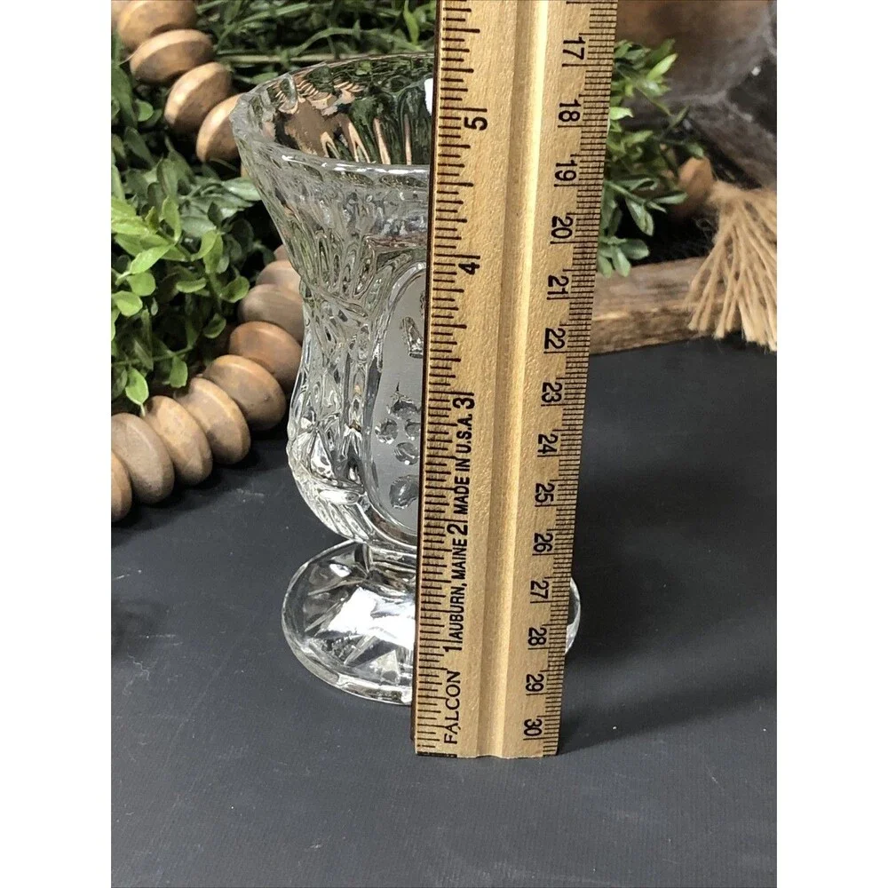 Vintage Zajecar 24% Lead Crystal Footed 4 3/4